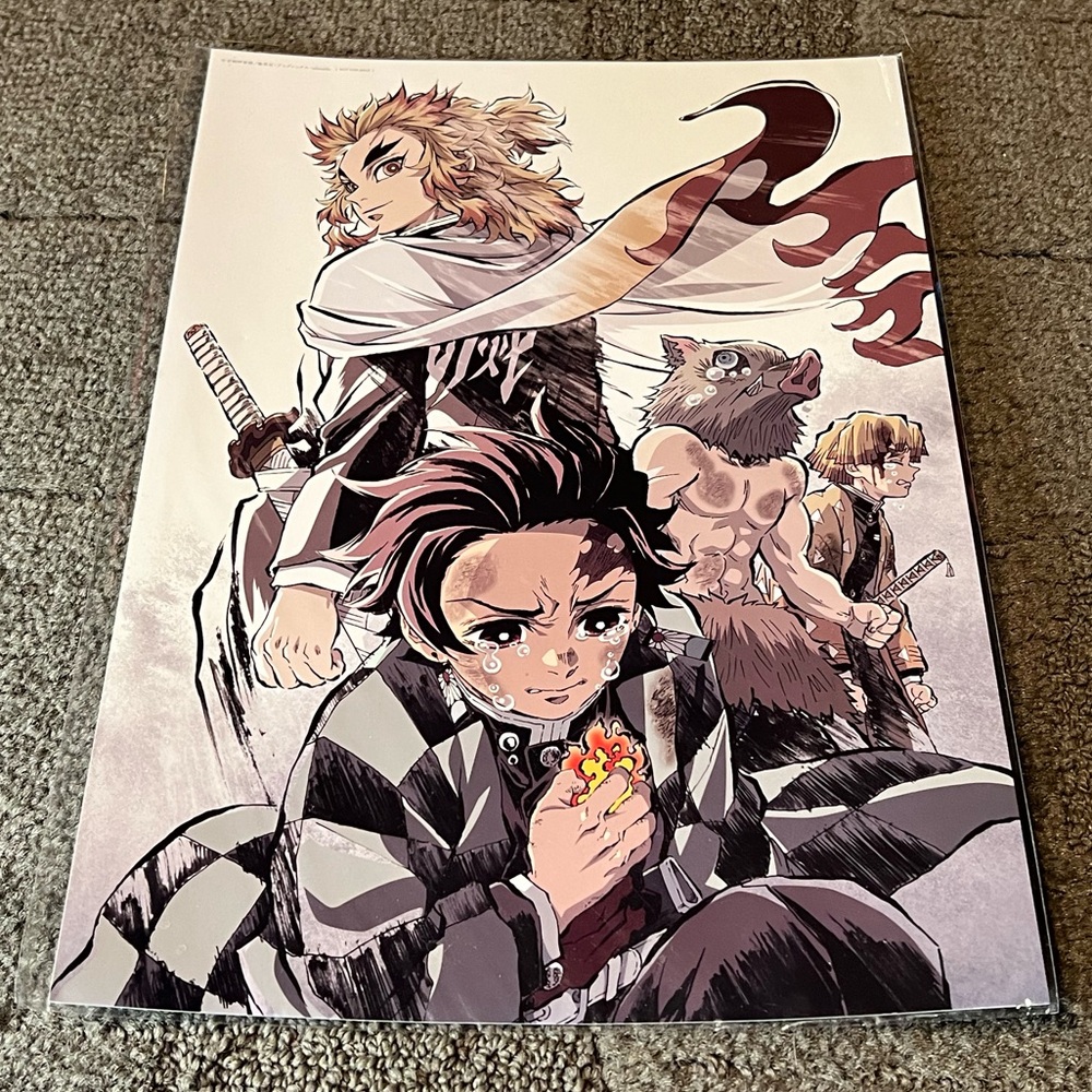 Demon Slayer Kimetsu no Yaiba Anime Art Board Japan Exclusive Official Licensed